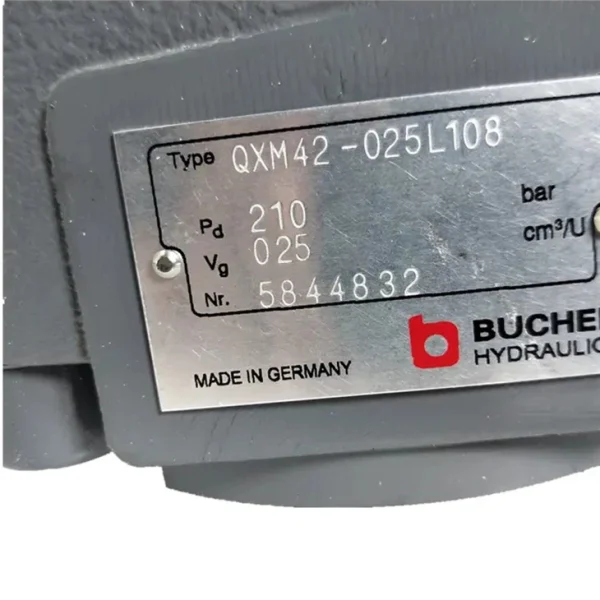 Bucher Pump Motor for Snowblower